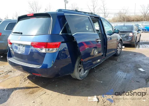 2015 Honda Odyssey Ex-L из США, поврежденный, VIN 5FNRL5H65FB006696